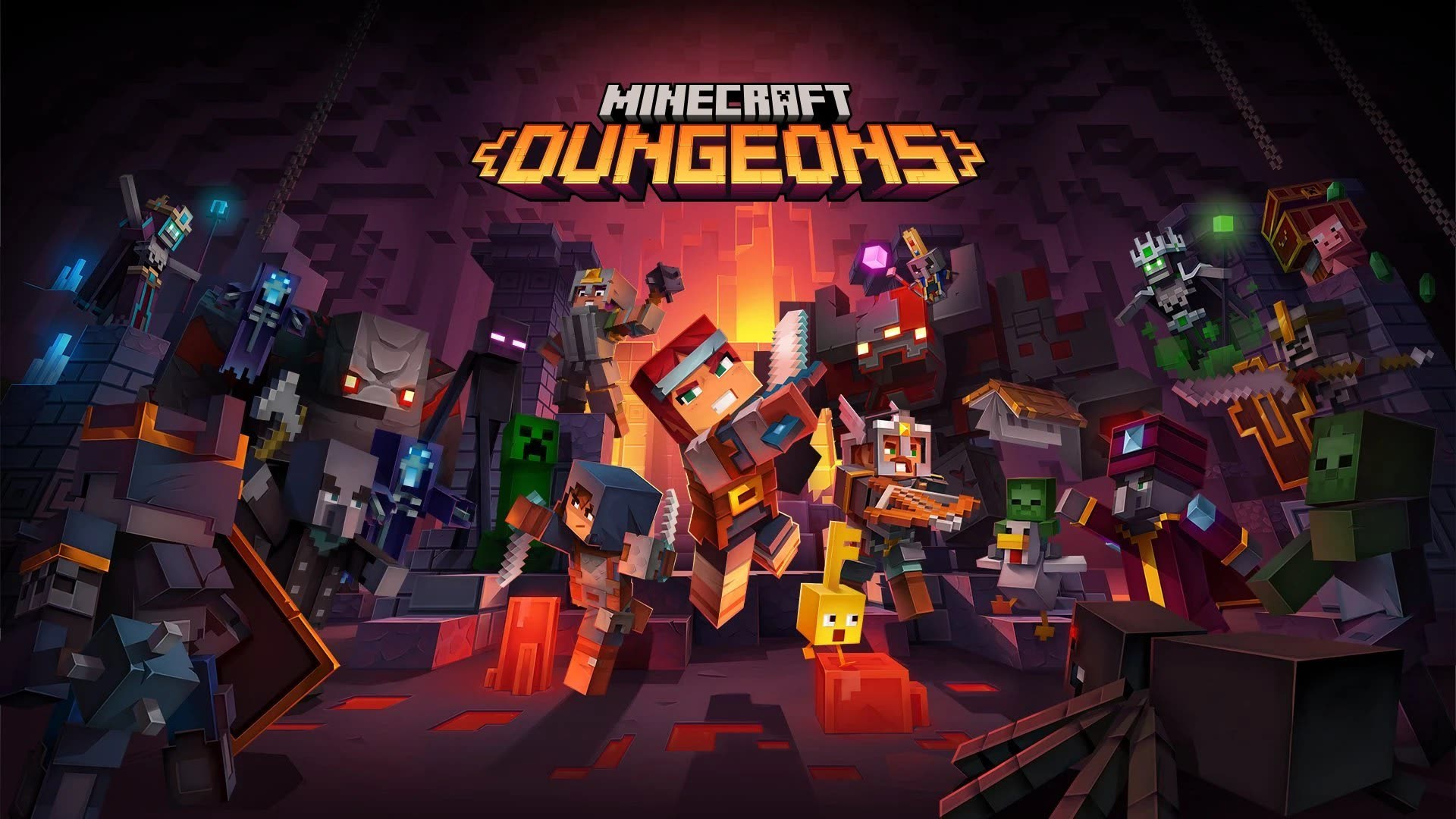 אמנות גיבורי Minecraft לצד תשובות מהירות